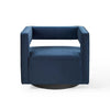 Booth Performance Velvet Swivel Armchair - No Shipping Charges MDY-EEI-3948-MID