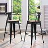 Promenade Bar Stool Set of 2 by Modway| Black