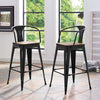 Modway Promenade Bar Stool Set of 2 Black MDY-EEI-3954-BLK