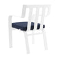 Modway EEI-3961-WHI-NAV Baxley Lounge & Deep Seating Sets Two Dining Chairs White Navy MDY-EEI-3961-WHI-NAV