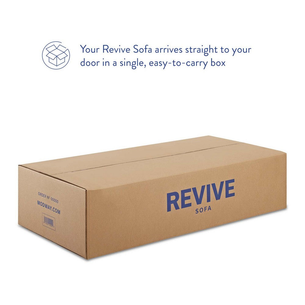 Revive Performance Velvet Sofa by Modway| Gray