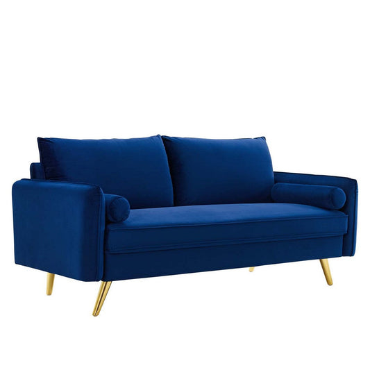 Revive Performance Velvet Sofa  - No Shipping Charges