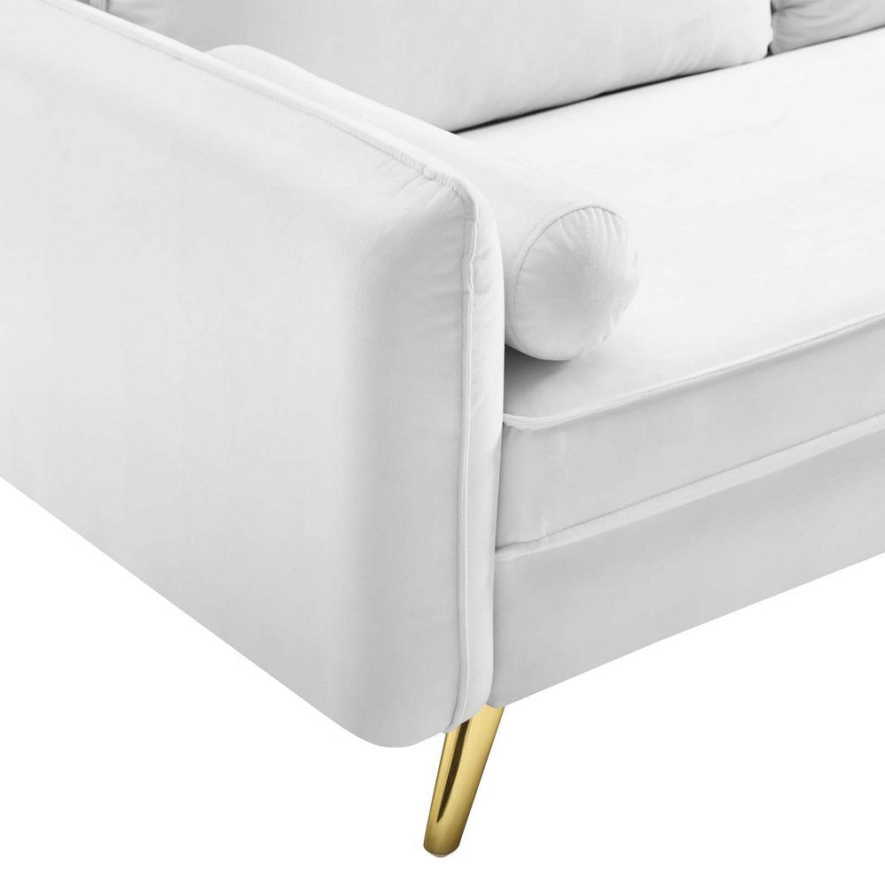 Modway Revive Performance Velvet Loveseat White MDY-EEI-3989-WHI