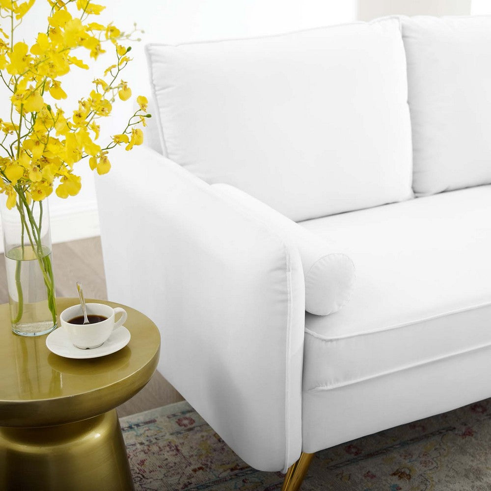 Modway Revive Performance Velvet Loveseat White MDY-EEI-3989-WHI