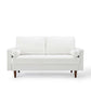 Valour Performance Velvet Loveseat MDY-EEI-4004-WHI