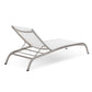 Modway EEI-4006-WHI-SET Savannah Chaise Set Two Lounge Chair w/Side Table White MDY-EEI-4006-WHI-SET