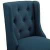 Modway Baronet Tufted Button Upholstered Fabric Counter Bar Stool Set of 2 in Azure