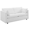 Modway Activate Upholstered Fabric Sofa and Armchair Set White MDY-EEI-4045-WHI-SET