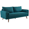 Modway Revive Upholstered Fabric Sofa and Loveseat Set Teal MDY-EEI-4047-TEA-SET