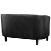 Modway Prospect 3 Piece Upholstered Vinyl Set Black MDY-EEI-4109-BLK-SET