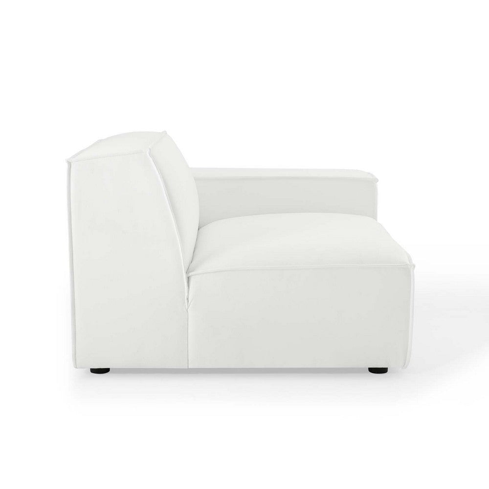 Modway Restore Upholstered Fabric Sectional 2 Seater Sofa White MDY-EEI-4111-WHI