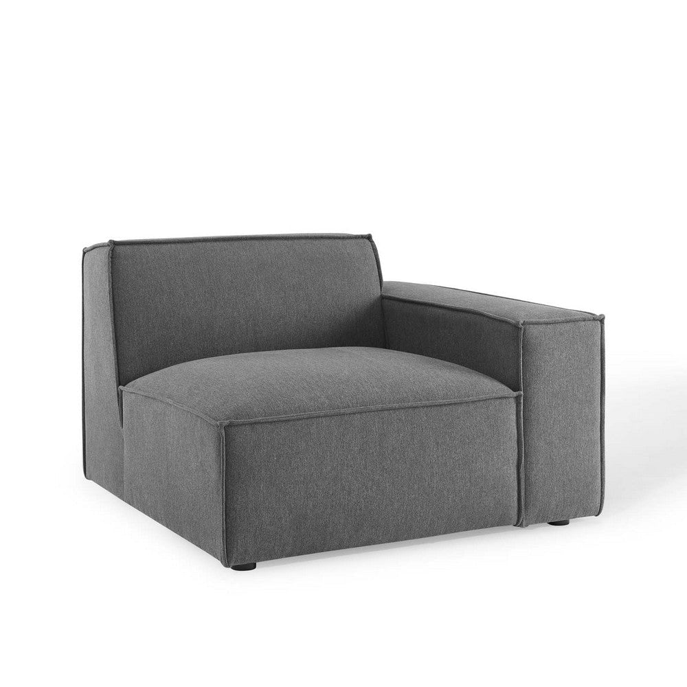 Modway Restore Upholstered Sectional Sofa 5-Piece w/Chaise Charcoal MDY-EEI-4115-CHA