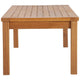 Upland Outdoor Patio Teak Wood Coffee Table - No Shipping Charges MDY-EEI-4122-NAT