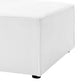 Modway EEI-4209-WHI Saybrook Patio Armless Chair in White 29.5 x 34.5 x 25.5 MDY-EEI-4209-WHI