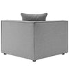 Saybrook Outdoor Patio Upholstered Sectional Sofa Corner Chair - No Shipping Charges MDY-EEI-4210-GRY