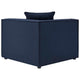 Saybrook Outdoor Patio Upholstered Sectional Sofa Corner Chair - No Shipping Charges MDY-EEI-4210-GRY