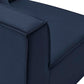 Modway EEI-4210-NAV Saybrook Outdoor Patio Upholstered Sectional Corner Chair Navy MDY-EEI-4210-NAV