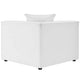 Saybrook Outdoor Patio Upholstered Sectional Sofa Corner Chair - No Shipping Charges MDY-EEI-4210-GRY