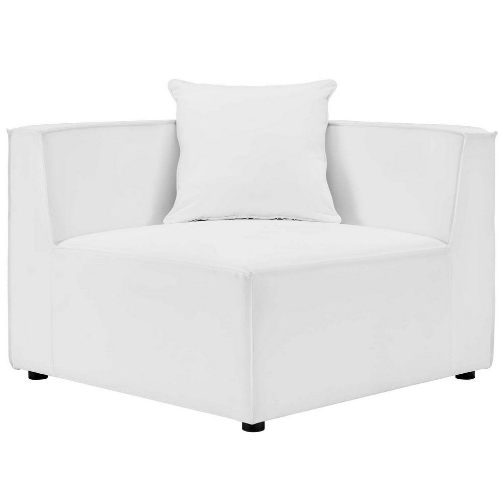 Saybrook Outdoor Patio Upholstered Sectional Sofa Corner Chair - No Shipping Charges