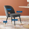 Rouse Performance Velvet Dining Side Chair - No Shipping Charges