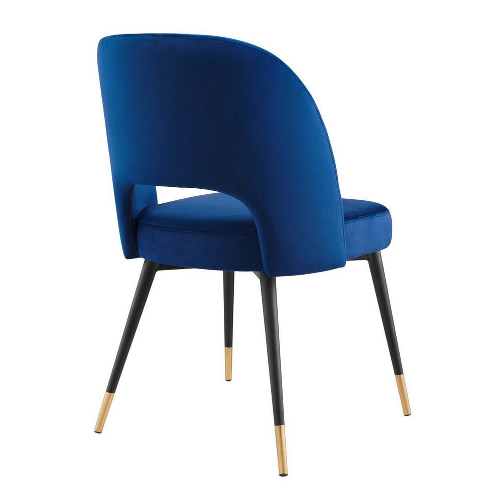 Modway Rouse Upholstered Velvet Side 1 pc - Dining Chair Navy MDY-EEI-4212-NAV