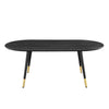 Vigor 47’ Oval Coffee Table - No Shipping Charges MDY-EEI-4214-BLK