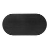 Vigor 47’ Oval Coffee Table - No Shipping Charges MDY-EEI-4214-BLK