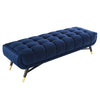 Adept 60" Performance Velvet Bench - No Shipping Charges