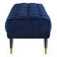 Adept 60" Performance Velvet Bench by Modway| Blue