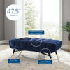 Adept 47.5" Performance Velvet Bench by Modway| Blue