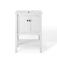 Modway Prestige 24’’ Bathroom Vanity in White 24 Inch MDY-EEI-4246-WHI-WHI