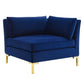 Modway Ardent Performance Velvet Loveseat Navy MDY-EEI-4268-NAV