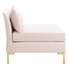 Modway Ardent Performance Velvet Sofa Pink MDY-EEI-4269-PNK