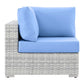 Convene Outdoor Patio Corner Chair  - No Shipping Charges