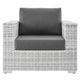 Convene Outdoor Patio Armchair by Modway| Gray