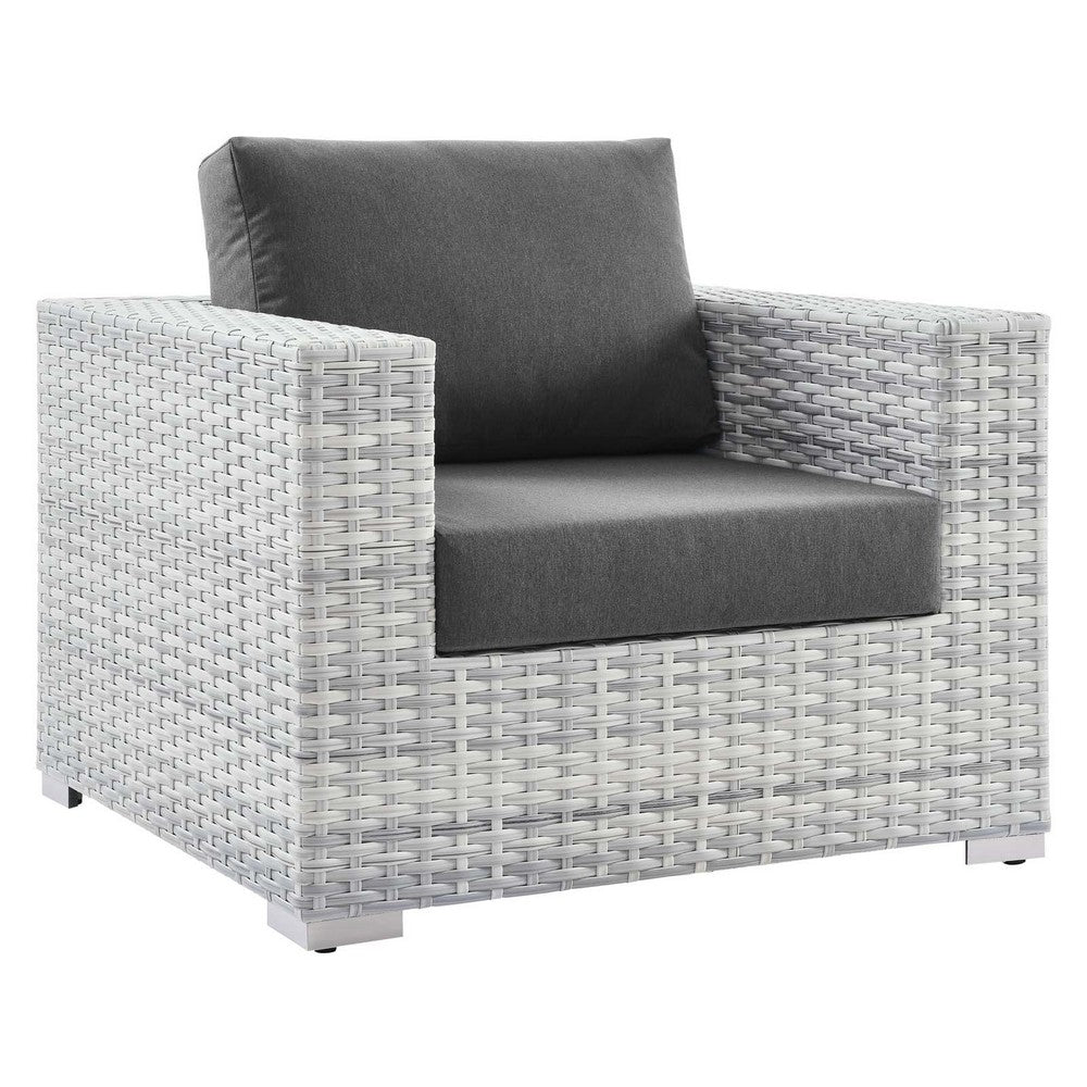 Convene Outdoor Patio Armchair by Modway| Gray