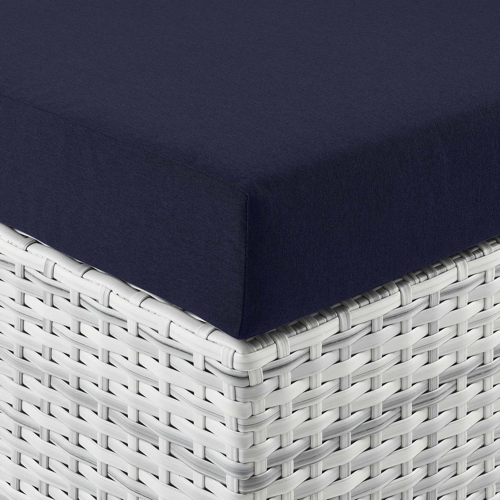 Convene Outdoor Patio Armless Chair by Modway| Blue