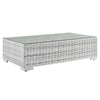 Modway Convene Outdoor Patio Coffee Table Light Gray