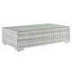 Modway Convene Outdoor Patio Coffee Table Light Gray