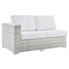 Modway EEI-4303-LGR-WHI Left-Arm Loveseat, Light Gray White, 35 x 56.5 x 25.5