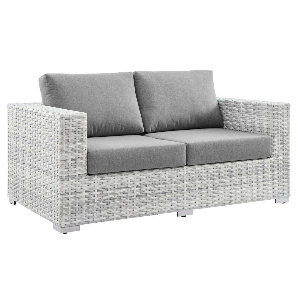 Modway EEI-4306-LGR-GRY Loveseat, Light Gray Gray