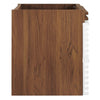 Render 24" Wall-Mount Bathroom Vanity Cabinet (Sink Basin Not Included) by Modway| Brown