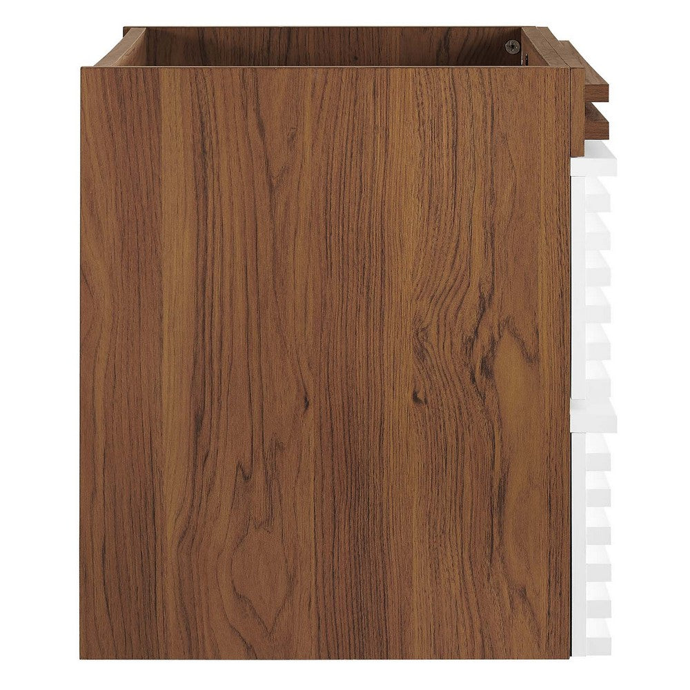 Render 24" Wall-Mount Bathroom Vanity Cabinet (Sink Basin Not Included) by Modway| Brown