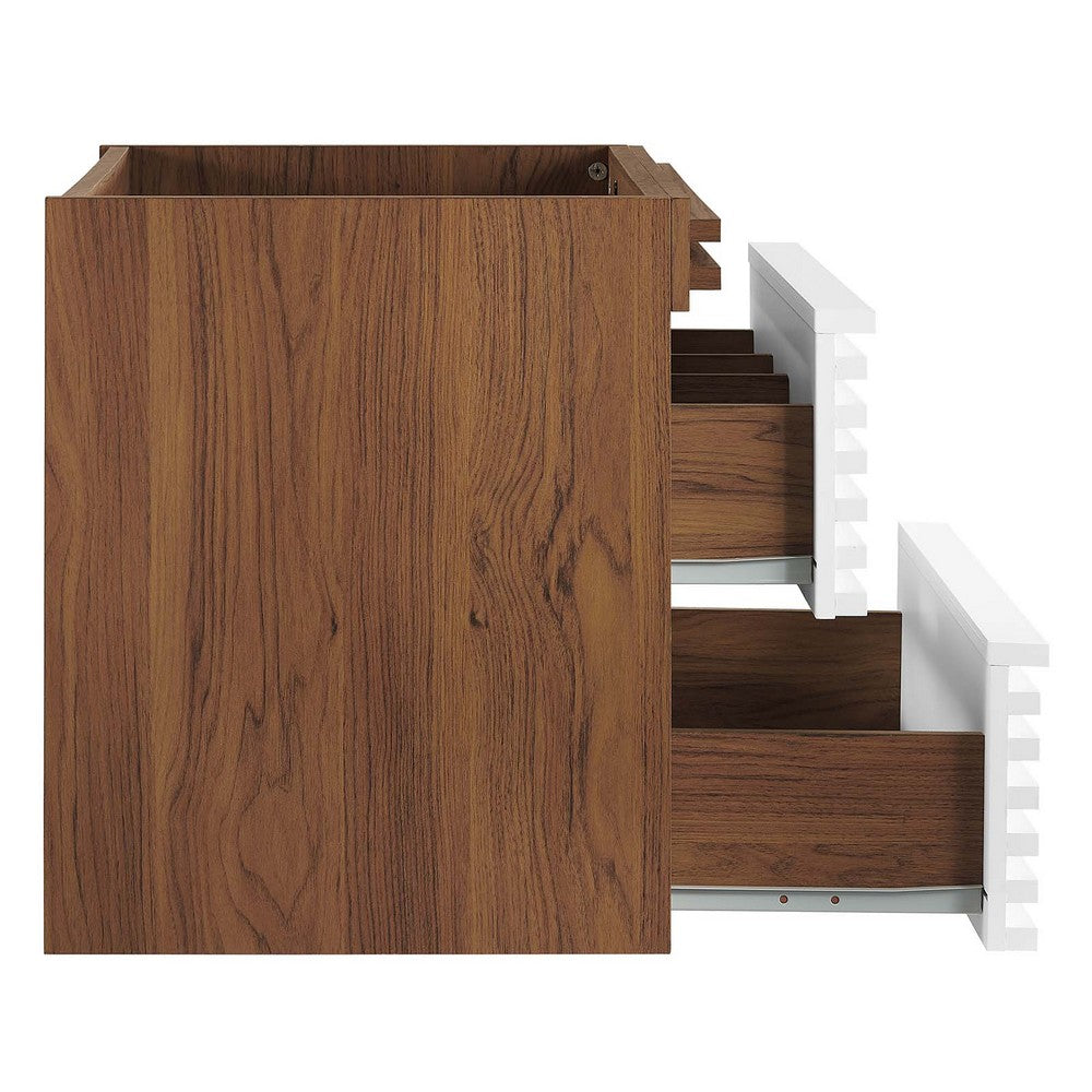 Render 24" Wall-Mount Bathroom Vanity Cabinet (Sink Basin Not Included) by Modway| Brown