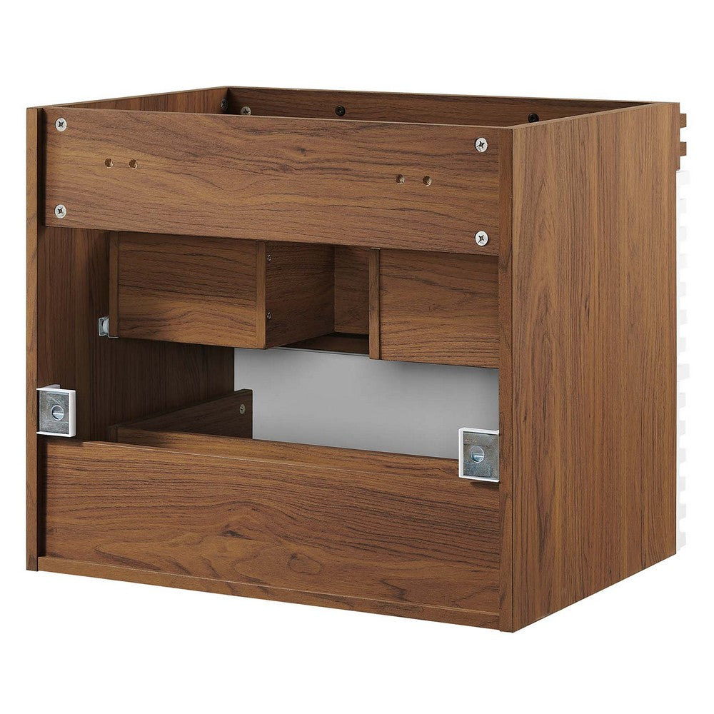 Render 24" Wall-Mount Bathroom Vanity Cabinet (Sink Basin Not Included) by Modway| Brown