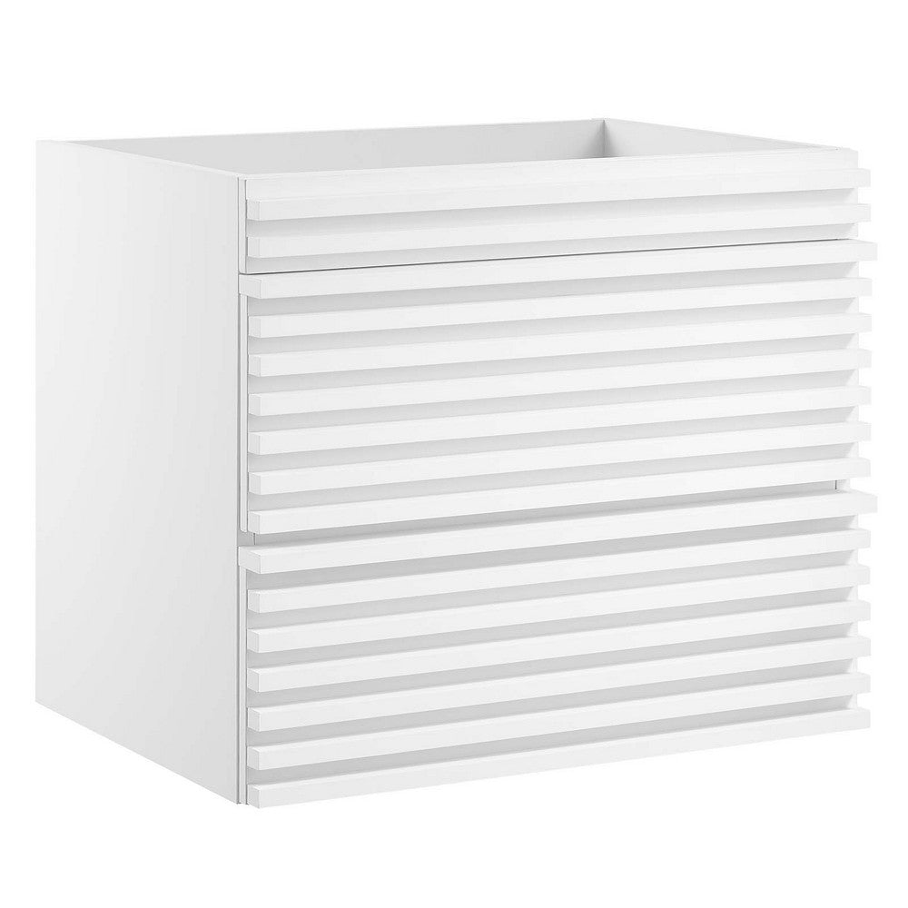 Render 24" Wall-Mount Bathroom Vanity Cabinet (Sink Basin Not Included) by Modway| White
