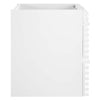Render 24" Wall-Mount Bathroom Vanity Cabinet (Sink Basin Not Included) by Modway| White