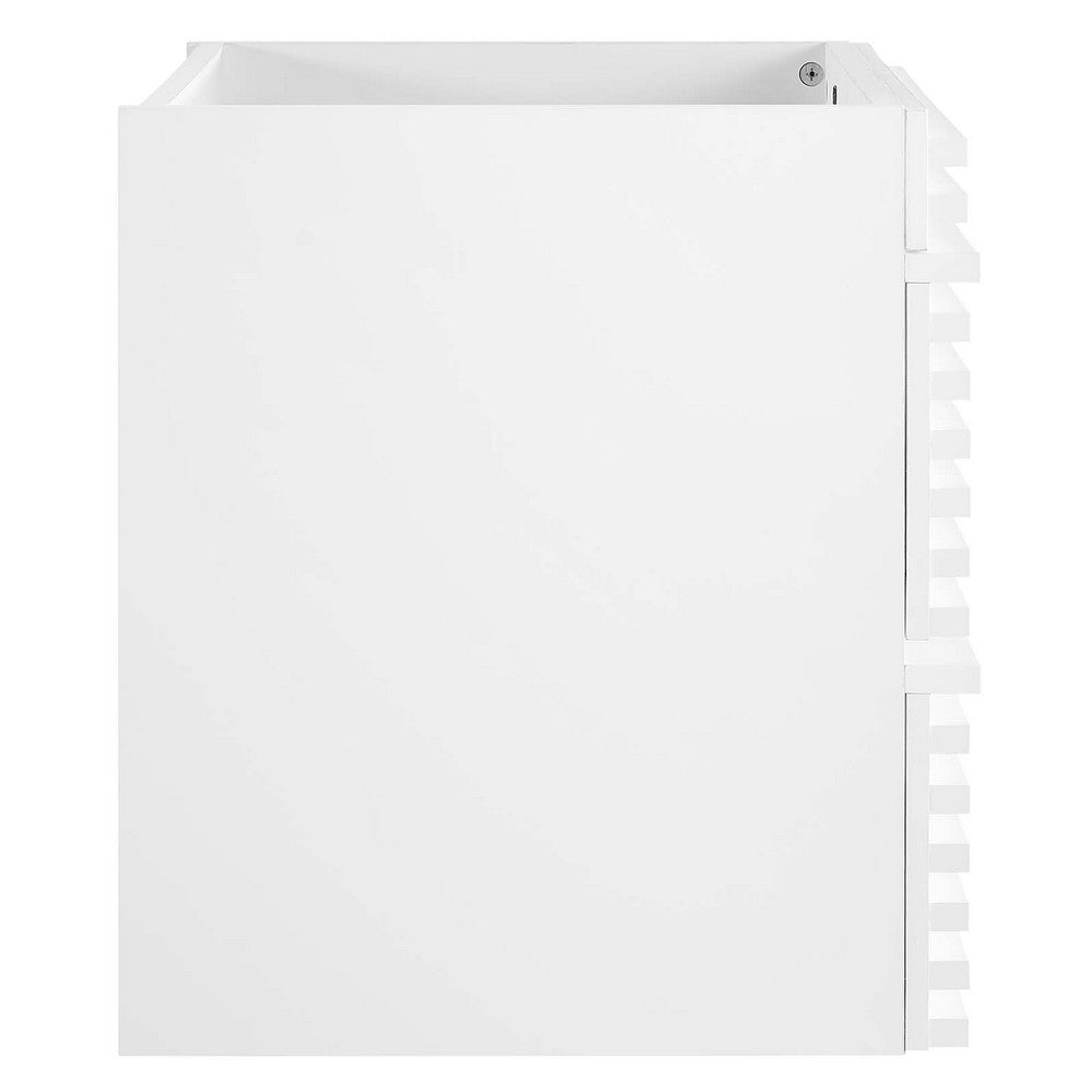 Render 24" Wall-Mount Bathroom Vanity Cabinet (Sink Basin Not Included) by Modway| White