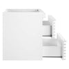 Render 24" Wall-Mount Bathroom Vanity Cabinet (Sink Basin Not Included) by Modway| White