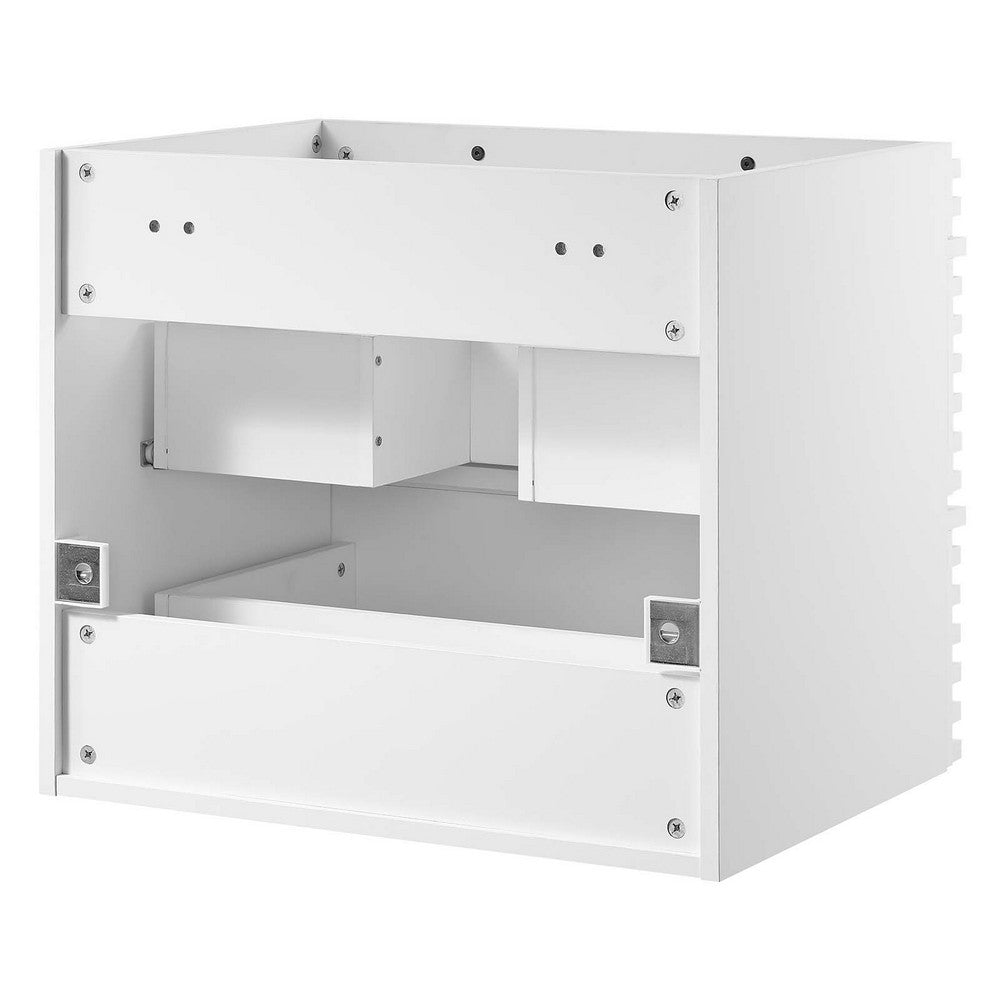 Render 24" Wall-Mount Bathroom Vanity Cabinet (Sink Basin Not Included) by Modway| White